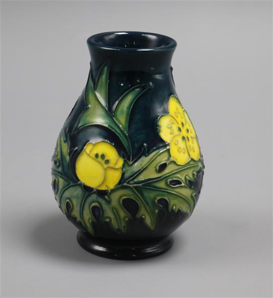 A small Moorcroft vase